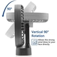thumbnail image 2 of Mini Ventilador USB Recargable de Escritorio con Temporizador Ventilador Silencioso PortáTil Plegable de 3 Velocidades y 7 Hojas para Oficina Camping Al Aire Libre, 2 of 5