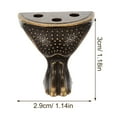 thumbnail image 2 of HONMEET Universal Couch Legs Furniture Leg Extenders Zinc Alloy Dark Brown 10Pcs 1.18X1.14X0.79in, 2 of 8