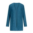 thumbnail image 4 of hotojiny Cardigan Sweaters for Women Long Sleeve Solid Color Open Front Tops Casual Loose Lightweight Coats with Pockets Fall, 4 of 7