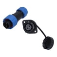 thumbnail image 4 of QIILU Flange Aviation Plug Socket, Durable 16mm Aviation Connector Plug For Communication Equipment For Instrumentation, 4 of 8