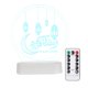 thumbnail image 1 of La Lámpara Del Ramadán De La Luz De La Noche 3D Llevó La Luz Blanca Cálida Del Ornamento Para El Ramadán Musulmán sonducket HA027385-02, 1 of 7