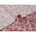 thumbnail image 5 of oneOone Velvet Dark Rose Brown Fabric Floral & Texture Sewing Craft Projects Fabric Prints By Yard 58 Inch Wide, 5 of 5