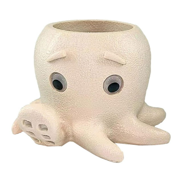Maceta de pulpo Strade Fareast Limited decorativa para bonsái 13.5 cm x 14.2 cm x 9 cm
