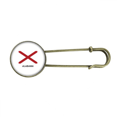 thumbnail image 1 of American State Flag Contour Alabama Retro Metal Brooch Pin Clip Jewelry, 1 of 3