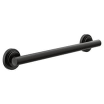 Moen YG0718BL Matte black 18" designer grab bar