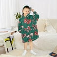 thumbnail image 6 of joogoo Blanket Hoodie for Christmas Bows Oversize Sweatshirt 3-14 YR L, 6 of 7