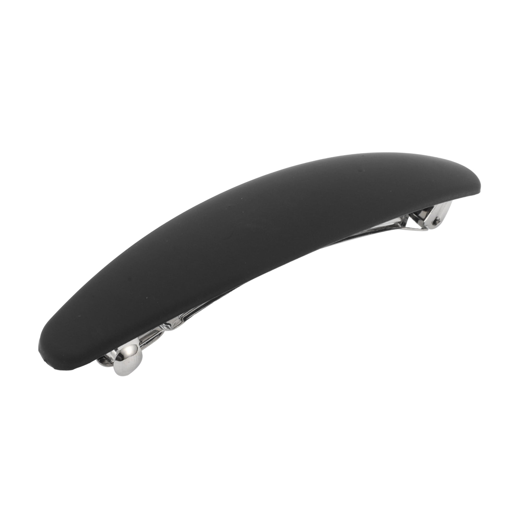 Unique Bargains Elegant Classic Oval Shape Hair Clips Hairdo Clips Black 4.13"x0.87"x0.71"
