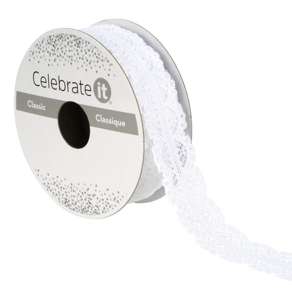 12 Pack: 7/8" x 3yd. Circle Lace by Celebrate It