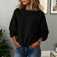 thumbnail image 4 of Ounisa Women's Winter Fashionable Casual Sweatshirt Long Sleeved Pullover Sweatshirt Hooded Sweatshirt, 4 of 8
