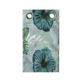 thumbnail image 1 of Tropical Hanging Pocket Organizer, Hawaiian Exotic Jungle Hibiscus Flower, Printed Polyester Storage Bag with Pockets, 9" x 27", Seafoam Teal, 1 of 2