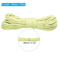 thumbnail image 2 of Uxcell Reflective Guyline Camping Paracord 4mm Nylon Tent Cord Guyline Rope Light Yellow 50 Feet, 2 of 6