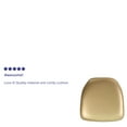thumbnail image 4 of Flash Furniture Louise 20 Pack Hard Gold Vinyl Chiavari Chair Cushion, 4 of 5