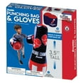 Franklin Sports Inflatable Kids Punching Bag + Boxing Gloves Set