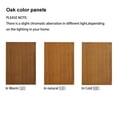 thumbnail image 4 of Oak Corner Curio Cabinet With 5 Shelf Configuration And 5-shelf Setup Lighting, Oak Look, 4 of 7