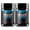 Snap Supplements Nootropics Brain Booster with Bacopa Extract, Memory and Focus Support, 60 Capsules, 2-Pack