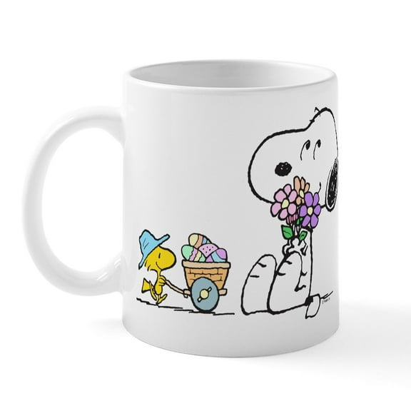 CafePress - Spring Treats Large Mug - 11 oz Ceramic Mug - Novelty Coffee Tea Cup
