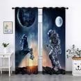 thumbnail image 4 of 2 uds cortinas de , bañeras cortina de ventana de secado rápido cortina de perros para dormitorio clubes baño cocina decoración 150x166cm Sunnimix Cortinas de baño, 4 of 8