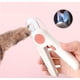 thumbnail image 3 of Cortaúñas de acero inoxidable para gatos, color blanco y azul, ideal para manicura y cuidado de mascotas., 3 of 4