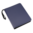 thumbnail image 3 of Trading Card Binder, 9 Pockets Baseball Card Binder Sleeves with Zipper, Card Case for Game/Football/Baseball Card Blue, 3 of 8