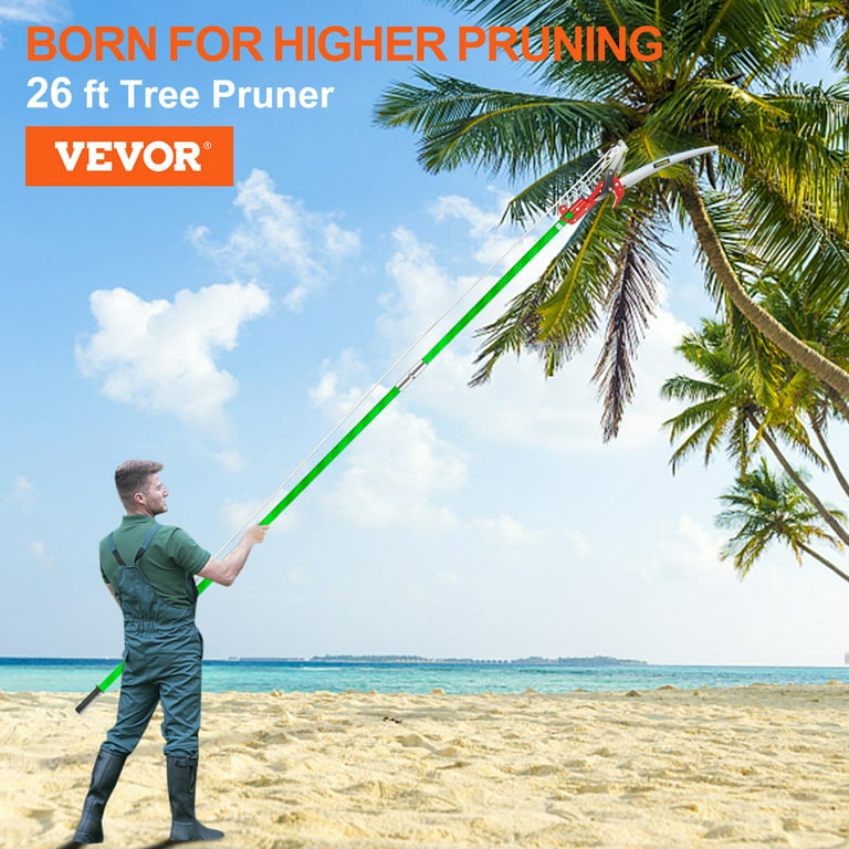 VEVOR 2-in-1 Cordless Pole Saw & Mini Chainsaw, 20V 2Ah Battery Pole  Chainsaw, 5 Cutting Capacity 8 ft Reach Pole Saw for Branch Cutting & Tree  Trimming (Battery and Blade Cover Included)