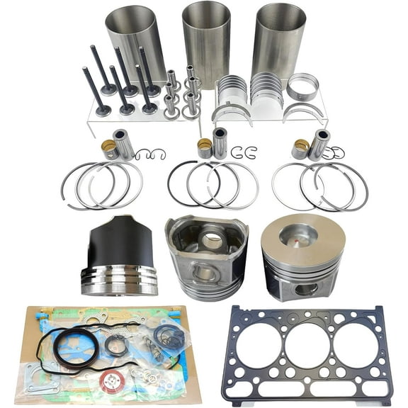 D1703DI Engine Overhaul Rebuild Kit For Kubota D1703DI Engine L2501D L2501F L2501H L3540GST Tractor For Bobcat 325C 328 329 Tier 4i Excavator Combustion Chamber 40mm