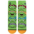 thumbnail image 2 of Cool Socks – TMNT Turtle Boys Crew Socks for Big Kids 7–10 Years – Fun Cartoon Gift, Colorful, 2 of 6