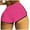 Hot Pink, variant on Npasoilc Dolphin Shorts for Women High Waisted Elastic Waist Shorts Sports Yoga Gym Running Shorts