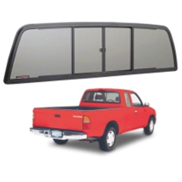 C.R. Laurence CRLTSW1500S Duo-Vent 4 Panel Slider with Solar Glass for 1995-2004 Toyota Tacoma