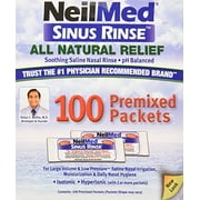 4 Pack - NeilMed Sinus Rinse Premixed Refill Packets 100 Each