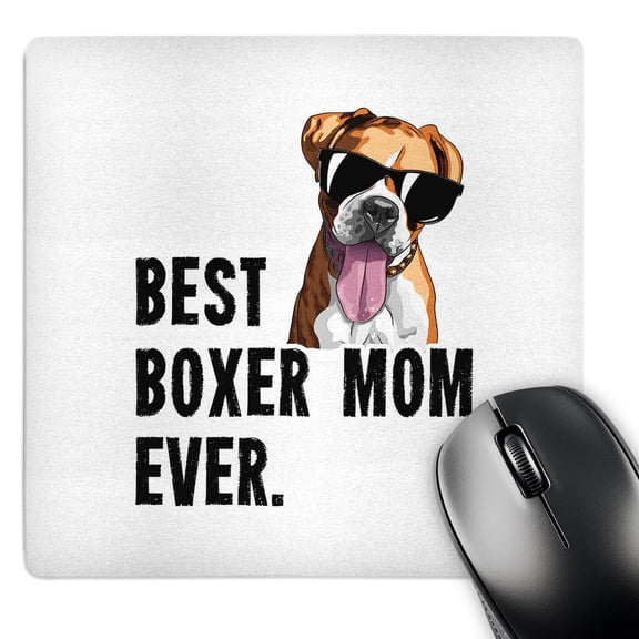 3dRose, Best Boxer Mom Ever Funny German Dog, MousePad