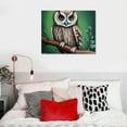 thumbnail image 4 of Nawypu  Gazing Spotted Owl Nature Giclee Framed Wall Art, 4 of 4