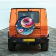 thumbnail image 6 of Naloa Starry Sky Colorful Donut PVC Leather Spare Tire Wheel Cover for Car Truck SUV Camper Trailer Universal Fit many size14 inch, 6 of 6