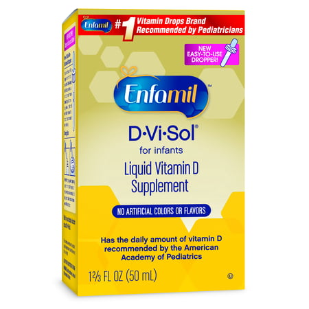 Enfamil D-vi-Sol Supplément liquide vitamine D, 1,666 FL OZ