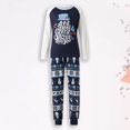 thumbnail image 3 of Family 2 Pieces Pajamas Set Christmas Style Snowman Snowflake Pattern Daily Suit, 3 of 9