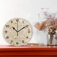 thumbnail image 2 of SKYSONIC Easter Rabbit Wall Clock 10 Inch Silent Non Ticking Round Clock Oil Painting Clock Easy to Read Clock for Living Room Bedroom Bathroom Home Decor, 2 of 7