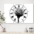 thumbnail image 3 of Designart 'Rose #10 X-Ray' Large Cottage Wall Clock, 3 of 3