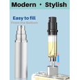 thumbnail image 2 of LAICAIW Refillable Perfume Bottle Atomizer for Travel,Portable Easy Refillable Perfume Spray Pump Empty Bottle for Men and Women Mini Pocket Size 9ml (Silver), 2 of 7
