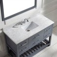 thumbnail image 3 of Virtu Caroline Estate 49" Marble Single Bathroom Vanity Set in Gray, 3 of 4
