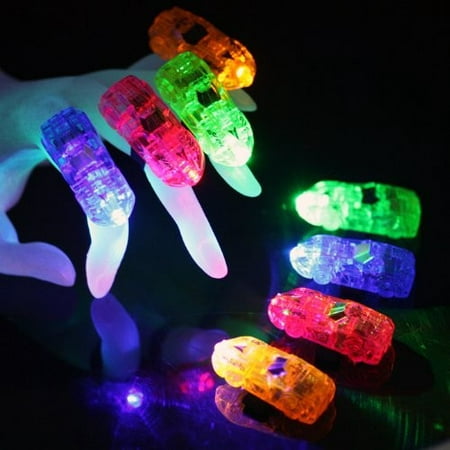 32pcs Led Party Laser Car Finger Light Beam Ring