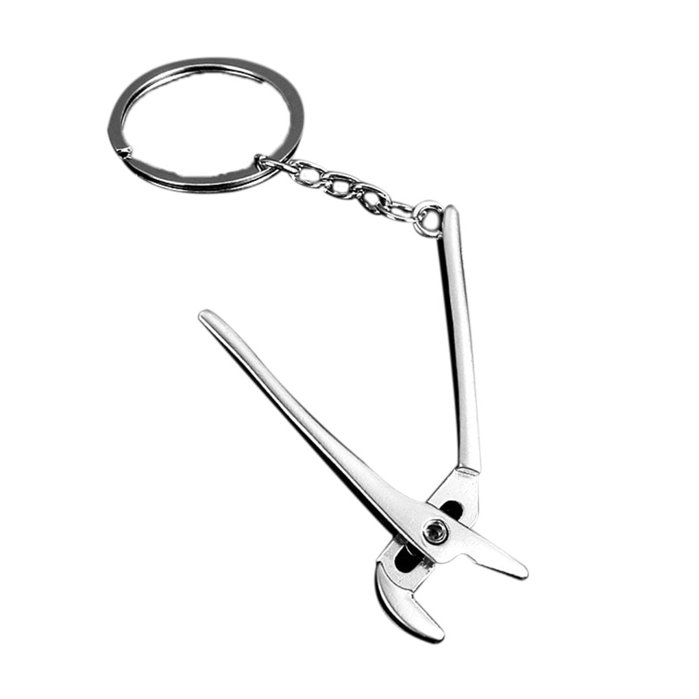 Claw Hammer Simulation Tools Key Chain Mini Wrench Spanner Keychain