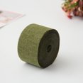 thumbnail image 4 of Billuyoard Rollos de cinta de arpillera de 5CM, manualidades DIY, , rollo de tejido ecológico portátil ligero, decoraciones de fiesta flexibles Kits de decoración para fiestas verde oscuro 1, 4 of 6