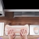 thumbnail image 3 of 4G Gaming Keyboard Mouse Set 84-Key Laptop para Windows 7 Windows 8 Beige perfke Mini teclado silencioso, 3 of 7