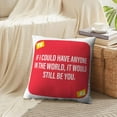 thumbnail image 4 of LALILO Throw Pillow Covers Love Quotes Her Beautiful Couple Happy Cushion Cover 18" x 18", 286 Pack, 4 of 6