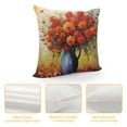 thumbnail image 4 of Pratyus Flowers Pillow Cases with Zipper Home Decor for Living Room Bedroom Cushion Outdoor Printed on Both Sides 1PC 12x12in, 4 of 5
