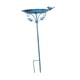 thumbnail image 2 of Comedero para pájaros al aire libre, baño para pájaros, arte de hierro, adorno decorativo resistente a la intemperie para jardín Azul, 2 of 9