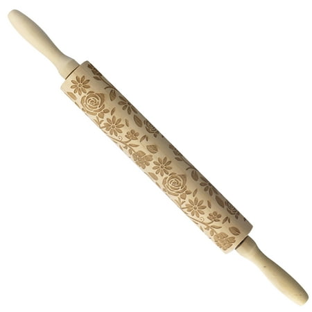 

Taqqpue Easter Decorations on Clearance! Wooden Easter Bunny Carrot Rolling Pin Printed Cookie Dough Stick for Home Decor Easter Party Favors Supplies Easter Basket Stuffers