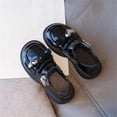 thumbnail image 6 of Jinhomg Girls Dress Shoes Toddler Heart Print Mary Janes Shoes Little Girl School Uniform Oxford Shoes for Girl Flats Black 26, 6 of 6