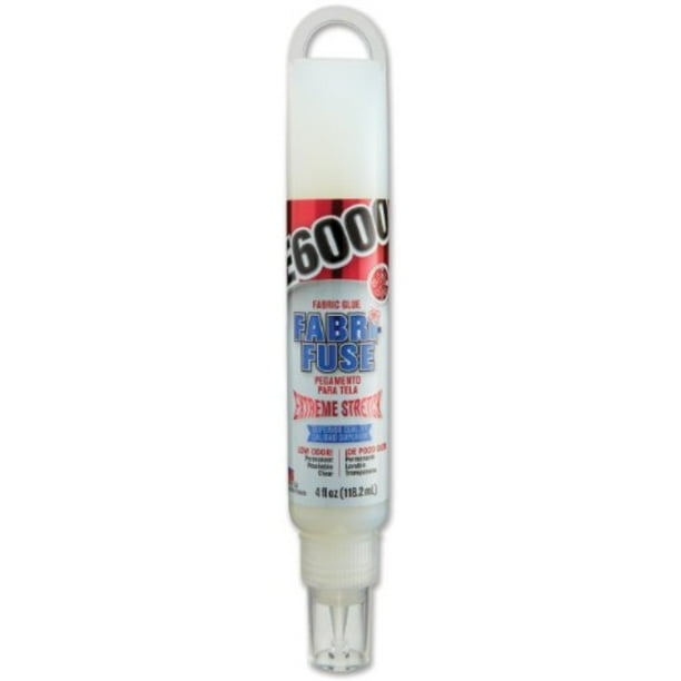 e6000 565002 fabrifuse adhesive, 4 fl oz hang bottle