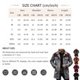 thumbnail image 3 of Men's Gradient Button Pocket Work Jacket with Fleece Lining and Suede Lining, Casual Long Coat Army Green L, 3 of 4