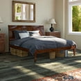 thumbnail image 1 of Portland King Solid Wood Platform Bed in Walnut, 1 of 14